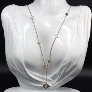 Tiffany & Co heart lariat necklace in 925 sterling silver